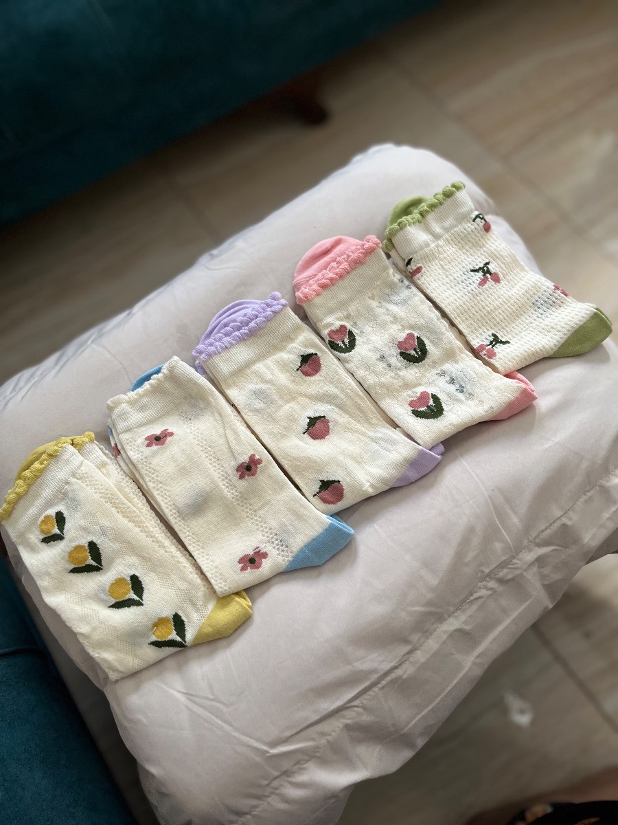 🧦جرابين صبايا قطن